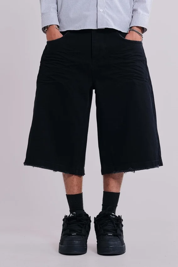 Sand Black Colossus Jorts