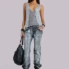 Kate Studded Plunge Vest Top