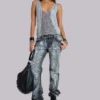 Kate Studded Plunge Vest Top