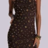 Serena Studded Bandage Dress