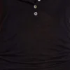 Sheer Henley Vest in Black