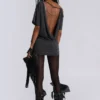 Sky Asymmetric Mini Dress