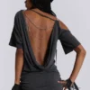 Sky Asymmetric Mini Dress
