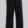 Solid Black Low Rise Colossus Jeans