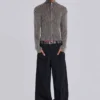 Solid Black Low Rise Colossus Jeans