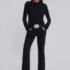 Solid Black Thirteen Jeans