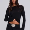 Solid Black Thirteen Jeans