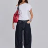 Sonic Embroidered Baggy Jeans
