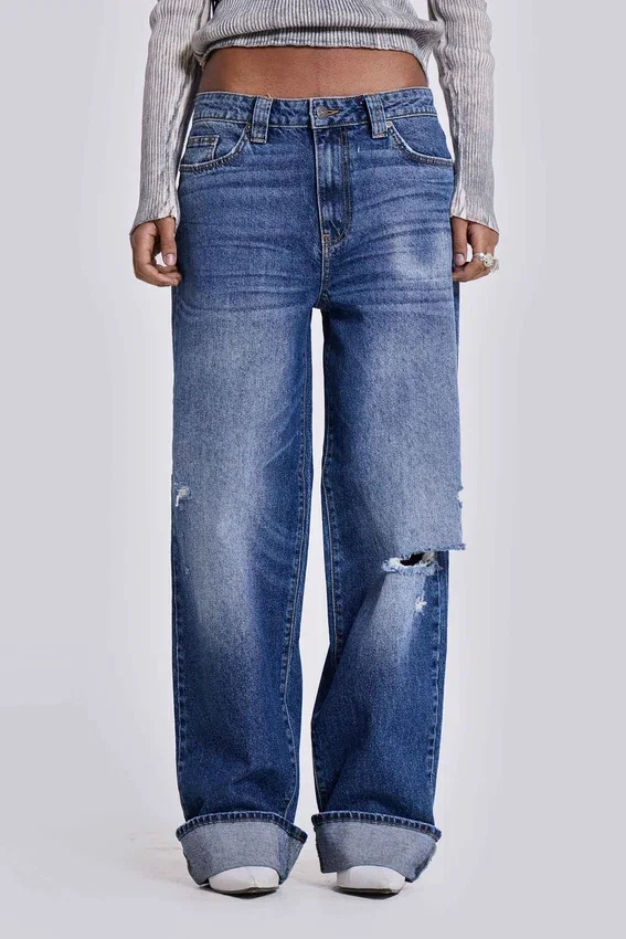 Sonic Jeans in Vintage Blue Wash