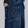 Splatter Cinch Carpenter Jeans
