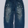 Splatter Cinch Carpenter Jeans