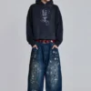 Splatter Cinch Carpenter Jeans