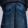 Splatter Cinch Carpenter Jeans