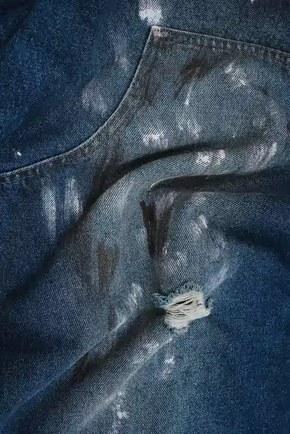 Splatter Cinch Carpenter Jeans