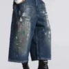 Splatter Crop XL Carpenter Jeans