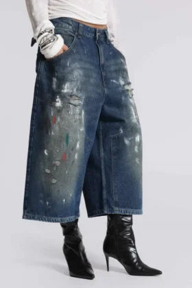 Splatter Crop XL Carpenter Jeans