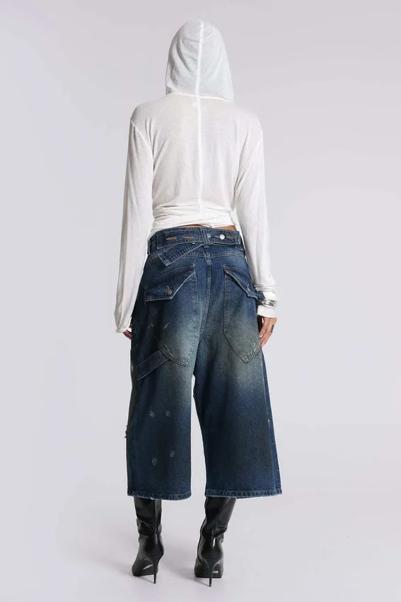 Splatter Crop XL Carpenter Jeans