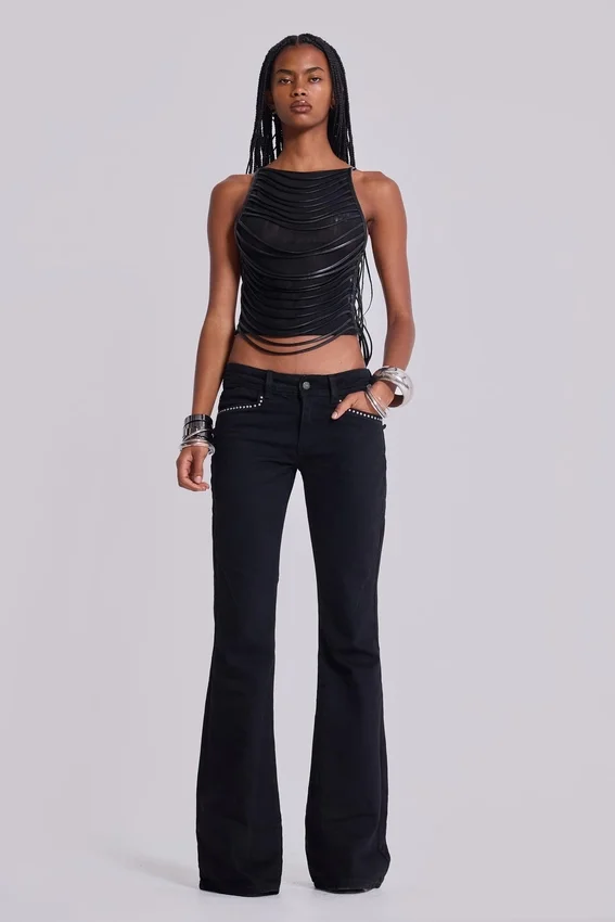 Strings Attached Backless Top