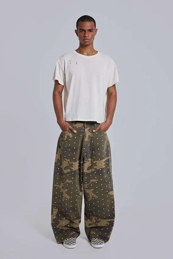 White Moth Cropped T-Shirt