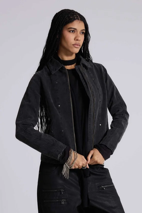 Stud Denim Jacket
