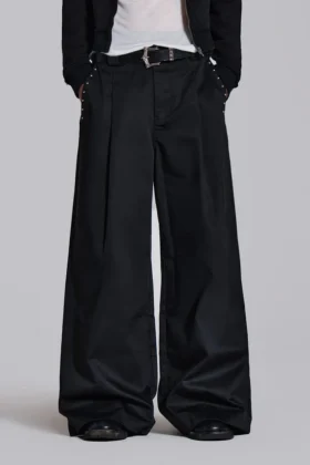 Studded Black Goliath Suit Pants
