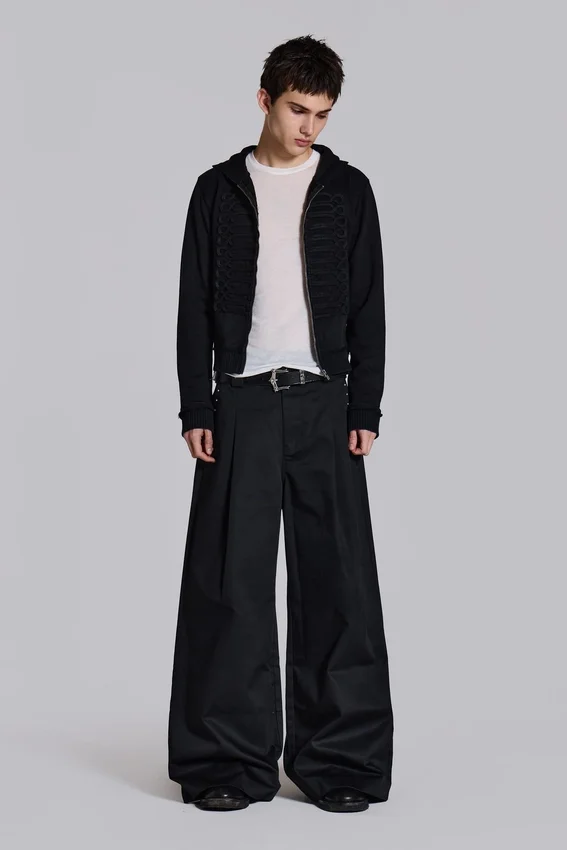 Studded Black Goliath Suit Pants