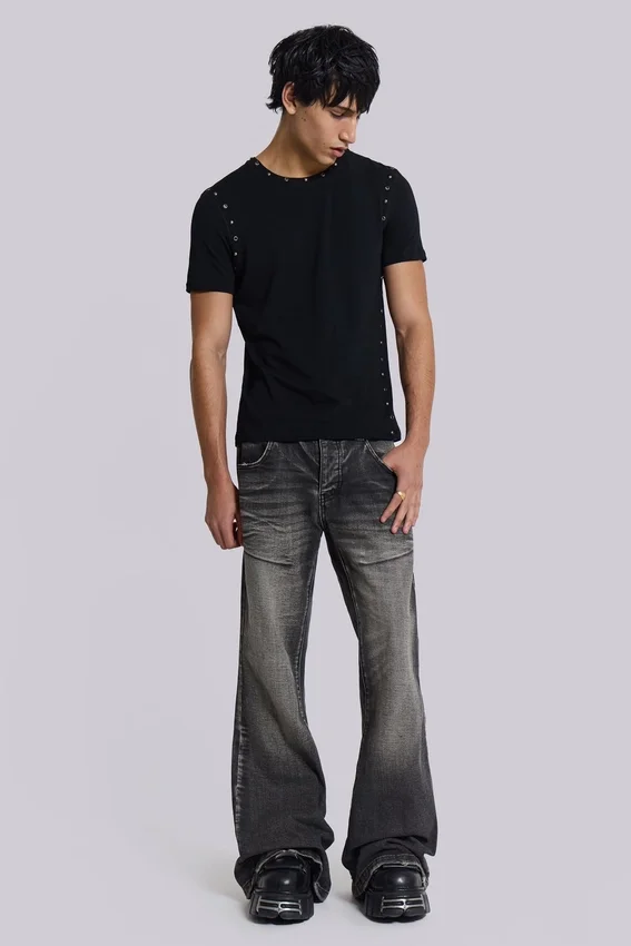 Studded Black Mist T-Shirt