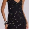 Studded Mirage Mini Dress