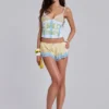 Sugar Satin Lace Mini Shorts