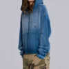 Sunfade Waffle Studded Hoodie