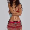 Talina Fringe Mini Skort