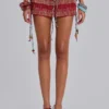Talina Fringe Mini Skort