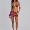 Talina Fringe Mini Skort