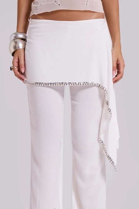 Tatiana Multiway Studded Skirt Over Trousers