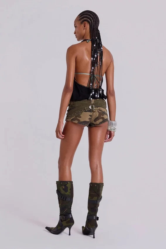 Trooper Camo Mini Shorts