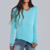 Turquoise Mist Long Sleeve Top