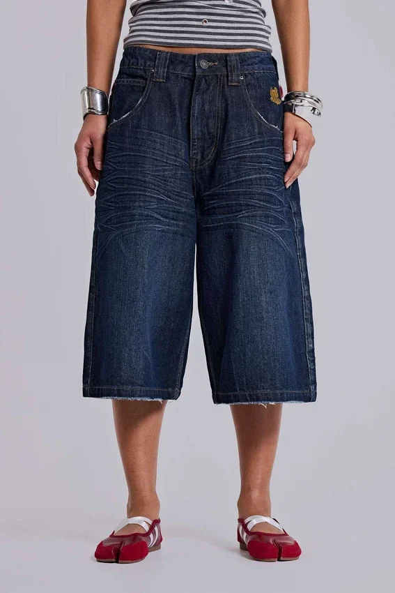 Union Jack Indigo Colossus Jorts