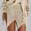 Ursule Crochet Mini Skirt with Real Shells