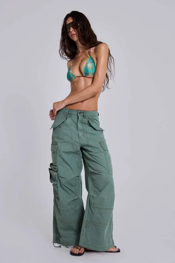 Utility Khaki Cargo Pants