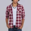 Vacation Plaid Fitted Shirt
