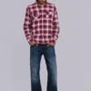 Vacation Plaid Fitted Shirt