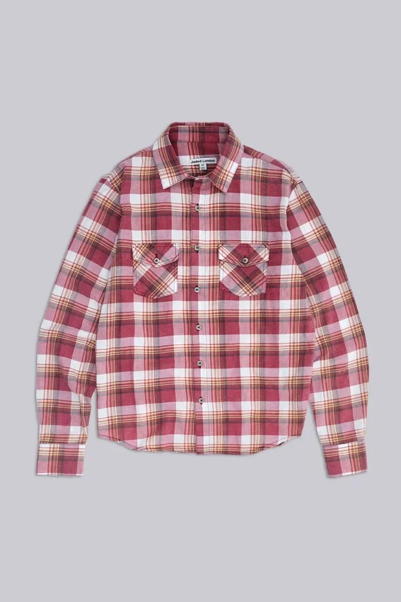 Vacation Plaid Fitted Shirt