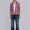 Vacation Plaid Fitted Shirt