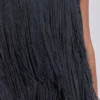 Vadra Backless Fringe Mini Dress