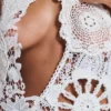 Verbena Patchwork Crochet Mini Dress