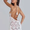 Verbena Patchwork Crochet Mini Dress