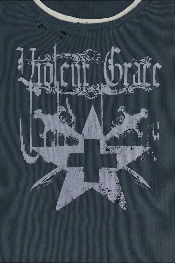 Violent Grace Ribbed Vest
