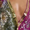 Vireya Embellished Backless Halter Top