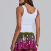 Vireya Embellished Ombre Mini Skirt