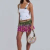 Mavie Button Shoulder Bag